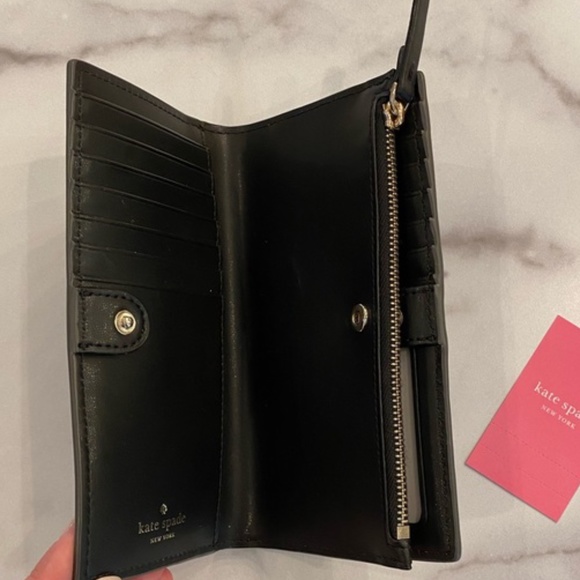 Kate Spade Patterson Drive Painted Edge Wallet - Picture 5 of 6